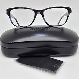 Coach HC6154F 5613 Blue Tortoise Cat Eye Eyeglasses Frame w/ Case 52-17-140